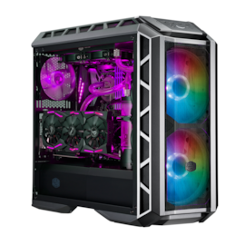 Gabinete Cooler Master Mastercase H500p Mesh Preto Cinza Mid Tower Argb Sem Fonte Mcm-h500p-mgnn-s11