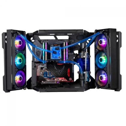 Gabinete Cooler Master Masterframe 700 Eatx Full Tower Sem Fonte Preto Mcf-mf700-kgnn-s00