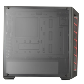 Gabinete Cooler Master Mb511 Red Atx Mid Tower Lateral De Acrilico Sem Fonte Mcb-b511d-kann-s00