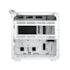 Gabinete Cooler Master Qube 500 Flatpack Eatx Mid Tower Usb Tipo C Branco Q500-wgnn-s00