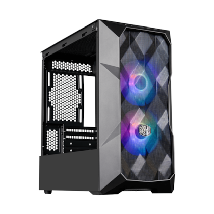 Gabinete Cooler Master Td300 Mesh Lateral De Vidro Temperado Sem Fonte Preto Td300-kgnn-s00