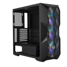 Gabinete Cooler Master Td500 Mesh Mid Tower Lateral Vidro Temperado C/ Fan Controlador Mcb-d500d-kgnn-s01