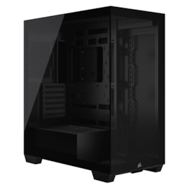 Gabinete Corsair 3500X Mid Tower Eatx Lateral De Video Temperado Preto Usb Tipo C Cc-9011276-Ww