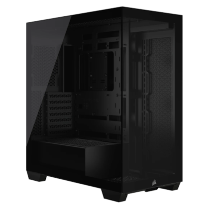 Gabinete Corsair 3500X Mid Tower Eatx Lateral De Video Temperado Preto Usb Tipo C Cc-9011276-Ww