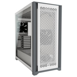 Gabinete Corsair 5000d Airflow Mid Tower  Atx Vidro Temperado Com 2 Fans Branco Cc-9011211-ww