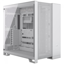 Gabinete Corsair 6500D Airflow Eatx Mid Tower Lateral De Vidro Temperado Usb Tipo C Branco Cc-9011260-Ww