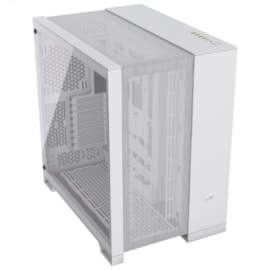 Gabinete Corsair 6500D Airflow Eatx Mid Tower Lateral De Vidro Temperado Usb Tipo C Branco Cc-9011260-Ww