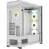 Gabinete Corsair Icue 7000x Rgb Full Tower Lateral Em Vidro Temperado Com 4 Fans Branco Cc-9011227-ww