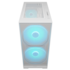 Gabinete Cougar Airface 180 Atx Mid Tower Lateral De Vidro Temperado Usb Tipo C Com 3 Fan Branco Cgr-5Va4W-Rgb