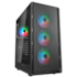 Gabinete Cougar Airface Pure Rgb Atx Mid Tower Lateral De Vidro Temperado Usb 3.0 Com 4 Fan Preto 382Ga50.0001