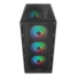 Gabinete Cougar Airface Pure Rgb Atx Mid Tower Lateral De Vidro Temperado Usb 3.0 Com 4 Fan Preto 382Ga50.0001