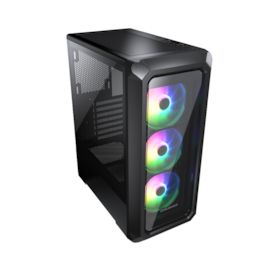 Gabinete Cougar Archon 2 Rgb Atx Mid Tower Lateral De Vidro Temperado Usb 3.0 Preto 385Cc50.0003