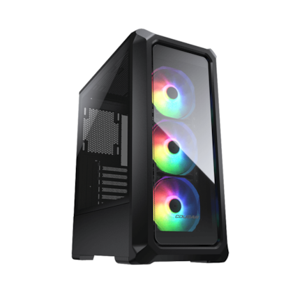 Gabinete Cougar Archon 2 Rgb Atx Mid Tower Lateral De Vidro Temperado Usb 3.0 Preto 385Cc50.0003