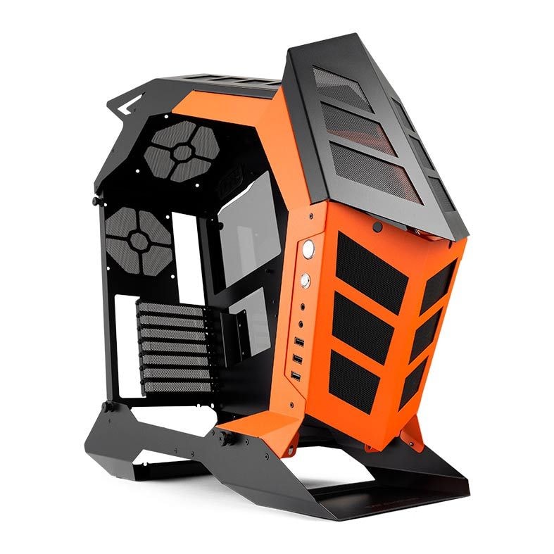 Gabinete Darkflash Knight-k1 Vidro Preto/laranja (Não Acompanha