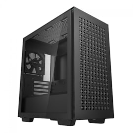 Gabinete Deepcool Ch 370 Mini Tower Lateral De Vidro Temperado 1 Fan Preto Ch370-bknam1-g-1