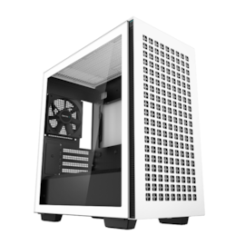 Gabinete Deepcool Ch 370 Wh Matx Mini Tower Lateral De Vidro Temperado Usb 3.0 Branco R-ch370-whnam1-g-1