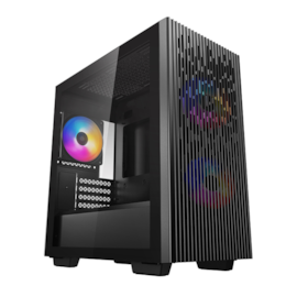 Gabinete Deepcool Matrexx 40 3Fs Rgb Matx Mid Tower Lateral De Vidro Temperado Usb 3.0 Preto Dp-Matx-Matrrexx40-3Fs