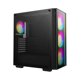 Gabinete Deepcool Matrexx 55 V4 C Atx Mid Tower Lateral De Vidro Temperado Usb Tipo C Preto R-Matrexx55-Bcada4-G-4