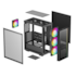 Gabinete Deepcool Matrexx 55 V4 C Atx Mid Tower Lateral De Vidro Temperado Usb Tipo C Preto R-Matrexx55-Bcada4-G-4