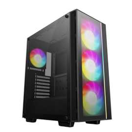 Gabinete Deepcool Matrexx 55 V4 C Atx Mid Tower Lateral De Vidro Temperado Usb Tipo C Preto R-Matrexx55-Bcada4-G-4