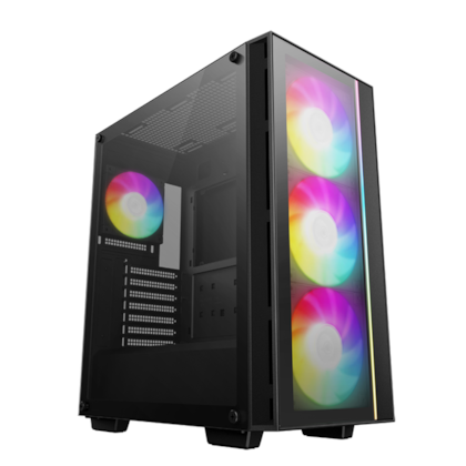 Gabinete Deepcool Matrexx 55 V4 C Atx Mid Tower Lateral De Vidro Temperado Usb Tipo C Preto R-Matrexx55-Bcada4-G-4