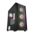 Gabinete Fsp Cmt218 Atx Mid Tower Usb 3.0 Lateral De Vidro Temperado Com 4 Fan Preto