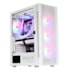 Gabinete Galax Revolution-06 Atx Mid Tower Lateral De Vidro Temperado 4 Fans Sem Fonte Branco G-cgg6agwa4b0-glxg