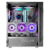 Gabinete Galax Revolution-06 Atx Mid Tower Lateral De Vidro Temperado 4 Fans Sem Fonte Preto G-cgg6agba4b0-glxg