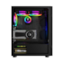 Gabinete Gamdias Argus E2 Elite Rgb Mid Tower Atx Vidro Temperado S/fan S/fonte Lateral Vidro Preto