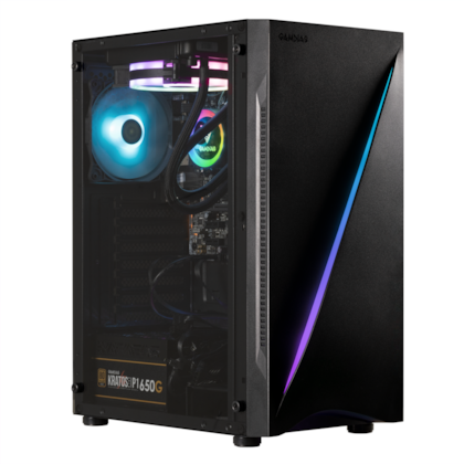 Gabinete Gamdias Argus E5 Rgb Lateral Vidro Temperado Mid Tower Atx S/fan S/fonte Preto