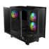 Gabinete Gamdias Atlas M1 Mid Tower Lateral De Vidro Temperado Preto 3 Fans Preto