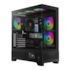 Gabinete Gamdias Atlas M1 Mid Tower Lateral De Vidro Temperado Preto 3 Fans Preto