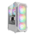 Gabinete Gamdias Aura GC1 Elite Atx Mid Tower Vidro Temperado Com 4 Fans Sem Fonte Branco