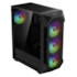 Gabinete Gamdias Aura Gc1 Elite Mid Tower Atx Lateral De Vidro Temperado Com 4 Fans Usb 3.0 Preto