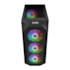 Gabinete Gamdias Aura Gc1 Elite Mid Tower Atx Lateral De Vidro Temperado Com 4 Fans Usb 3.0 Preto
