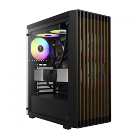 Gabinete Gamdias Aura Gc4 Elite Argb Atx Mid Tower Lateral De Vidro Temperado Usb 3.0 Preto