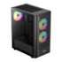 Gabinete Gamdias Aura Gc6 Lateral De Vidro Temperado 3 Fans Preto