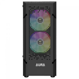 Gabinete Gamdias Aura Gc7 Argb Atx Mid Tower Lateral De Vidro Temperado Usb 3.0 Preto
