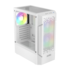 Gabinete Gamdias Aura Gc7 Wh Argb Atx Mid Tower Lateral De Vidro Temperado Usb 3.0 Branco