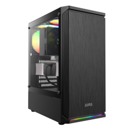 Gabinete Gamdias Aura Gc8 Argb Atx Mid Tower Lateral De Vidro Temperado Usb 3.0 Preto