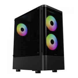 Gabinete Gamdias Talos E3 Cg Atx Mid Tower Lateral De Vidro Temperado Usb 3.0 Preto