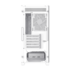 Gabinete Gamemax Defender Mw Matx Mini Tower Lateral De Vidro Temperado Usb 3.0 Branco