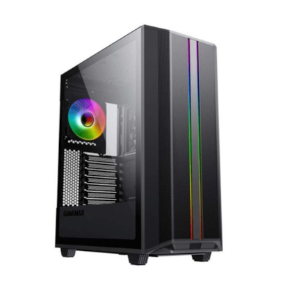 Gabinete Gamemax Precision Eatx Sem Fonte Lateral De Vidro Temperado Preto 8808bk