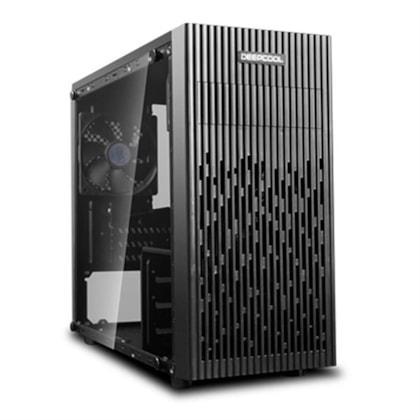 GABINETE GAMER DEEPCOOL MATREXX 30 LATERAL VIDRO TEMP PRETO, DP-MATX-MATREXX30