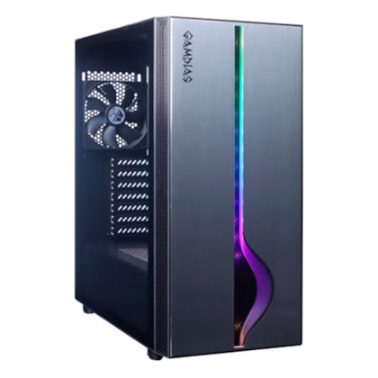 GABINETE GAMER GAMDIAS MARS M1 MID TOWER PRETO