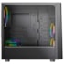 Gabinete Gamer K-mex Odyssey Frontal Fita Led Rgb Rainbow Usb 3.0/2.0 Preto Lat. Acrilico S/fonte S/fan Cg-04rd