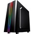 Gabinete Gamer K-mex Odyssey Frontal Fita Led Rgb Rainbow Usb 3.0/2.0 Preto Lat. Acrilico S/fonte S/fan Cg-04rd