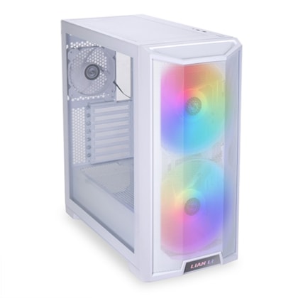 GABINETE GAMER LIAN LI 215 W RGB MID TOWER BRANCO