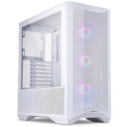 Gabinete Gamer Lian Li Lancool Ii Mesh C Rgb Snow Edition Lateral De Vidro 3x Fans Argb Usb-c Lancoo