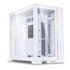 Gabinete Gamer Lian Li O11 Dynamic Evo Branco Rgb Mid Tower Lateral De Vidro